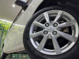 【純正14インチアルミホイール】外観にマッチした純正アルミホイールを装着しております。各種社外アルミホイールや、スタッドレスタイヤも取扱いしております。是非ご相談ください♪