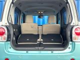 普段のお買い物や通勤、送迎等に十分な荷室スペースを確保しております。セカンドシートを倒すと、大きな荷物の積載も可能です♪
