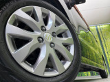 【純正14インチアルミホイール】外観にマッチした純正アルミホイールを装着しております。各種社外アルミホイールや、スタッドレスタイヤも取扱いしております。是非ご相談ください♪
