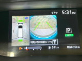 【アラウンドビューモニター】専用のカメラにより、上から見下ろしたような視点で360度クルマの周囲を確認することができます☆死角部分も確認しやすく、狭い場所での切り返しや駐車もスムーズに行えます。