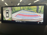 【360&deg;ビューモニター】専用のカメラにより、上から見下ろしたような視点で360度クルマの周囲を確認することができます☆死角部分も確認しやすく、狭い場所での切り返しや駐車もスムーズに行えます。