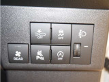 スマートアシストOFF/VSC OFF/リヤヒーター/コーナーセンサーブザーOFF/ecoIDLE OFF/ヘッドライト光軸調整