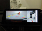 純正ナビ付です。もちろん車両後方を表示するバックガイドモニターが付いていて車庫入れ安心!