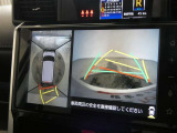 駐車も安心のバックモニターです。パノラミックビューモニター付きでより安心して駐車が行えます。