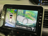 【アラウンドビューモニター】専用のカメラにより、上から見下ろしたような視点で360度クルマの周囲を確認することができます☆死角部分も確認しやすく、狭い場所での切り返しや駐車もスムーズに行えます。