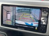 【パノラマモニター】専用のカメラにより、上から見下ろしたような視点で360度クルマの周囲を確認することができます☆死角部分も確認しやすく、狭い場所での切り返しや駐車もスムーズに行えます。