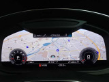 メーターパネルは12.3インチの液晶画面、バーチャルコクピットを採用しております。スピードメーター表示はもちろんのこと、ナビ・ラジオ・メディアなどもステアリングスイッチで操作可能となります。