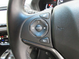 ハンドルにオーディオの操作スイッチが装備されています!視線を前方から外さずハンドルから手を離さずに操作できるのでとっても安全ですね♪
