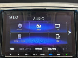 オーディオメニューです。スマートフォンとの連携が可能です♪視認性に優れており、使い勝手も良好です。
