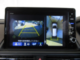 マルチビューカメラシステム。前後左右にカメラがついているのでとっても安心ですね。