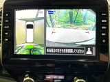 【アラウンドビューモニター】専用のカメラにより、上から見下ろしたような視点で360度クルマの周囲を確認することができます☆死角部分も確認しやすく、狭い場所での切り返しや駐車もスムーズに行えます。