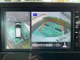 アラウンドビューモニター:空から見下ろしているような視点でスムーズな駐車と安全確認ができ安心して運転出来ます。