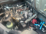 〔エンジンルーム〕 クリーニング済みで気持ちいい、ご来店いただきましたら是非ご覧下さい。