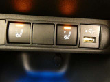 運転席と助手席には寒い時にうれしいシートヒーターが装備されてます。