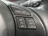 【クルーズコントロール】高速道路もラクラク走行。アクセルを離しても一定速度で走行ができ、長距離運転時の負担を軽減!加速・減速も簡単なスイッチ操作で調整できます。