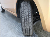 タイヤの溝はまだありますが、交換時期が来ましたら安全の為早めの交換お願いします。