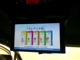 後席モニター付。後席に乗車するお子様も好きな映像を鑑賞しながら、飽きずにドライブできますね。