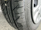 後ろのタイヤの状態です。