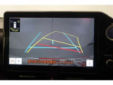 ★更にバックガイドモニターも付いております、ステアリングと連動してガイドラインでも教えてくれますので車庫入れも安心です!「狭い場所や見づらい場所での車庫入れが苦手!」って方に嬉しい装備です♪