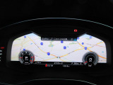バーチャルコックピット。ODOメーターやオーディオ操作、電話通話選択、MAPの確認まで可能。