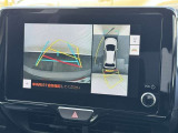 ★全周囲360&deg;モニター★クルマの周囲を直感的に把握。クルマを真上から見ているような映像を。