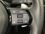 右側のステアリングスイッチはHondaセンシング系のスイッチ他にセレクターホイールを装備。スピードメーター内・マルチインフォメーション・ディスプレーの各表示が確認できます。