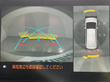【パノラミックビューモニター】クルマを真上から見下ろした視点で駐車をサポートします!クルマの斜め後ろや真横など、いち早く障害物に気が付くことができます。