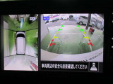 アラウンドビューモニターが駐車をアシスト☆4つの高解像度カメラで車の周囲を撮影。ミニバン、SUVなどの死角の駐停車も驚く程楽です!バックカメラは、車庫入れの時は勿論、後方の安全確認もできて安心です♪
