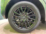 【純正16インチアルミホイール】外観にマッチした純正アルミホイールを装着しております。各種社外アルミホイールや、スタッドレスタイヤも取扱いしております。是非ご相談ください♪
