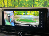 【アラウンドビューモニター】専用のカメラにより、上から見下ろしたような視点で360度クルマの周囲を確認することができます☆死角部分も確認しやすく、狭い場所での切り返しや駐車もスムーズに行えます。