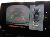 パノラミックビューモニターを装備。車を上から見たような映像が確認できますよ