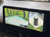 【アラウンドビューモニター】専用のカメラにより、上から見下ろしたような視点で360度クルマの周囲を確認することができます☆死角部分も確認しやすく、狭い場所での切り返しや駐車もスムーズに行えます。