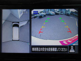 車の真上から見下ろしたような360度視界の良い『アラウンドビューモニター』です♪♪ 苦手な狭い駐車場、暗い所でも確認ができてとっても安心です♪♪