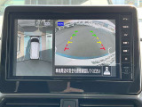 アラウンドビューモニター:空から見下ろしているような視点でスムーズな駐車と安全確認ができ安心して運転出来ます。