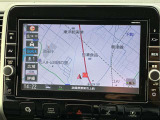 日産純正ナビゲーションです。初めて走る道でも安心して運転が出来ます。