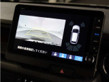 ◆リアワイドカメラシステム◆3種類の表示で後方確認をサポート♪セレクトレバーを「R」の位置に入れるとカメラ画像に切り替え。ノーマルビューでは従来のリアカメラと同様の標準的なビューで表示します!