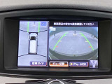 車の上から見下ろしたような360度見えるアラウンドビューモニター搭載してます!狭い駐車場や暗い場所でも安心して駐車出来ます!