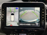 アラウンドビューモニター 駐車場での車庫入れや狭い道路での走行にカメラで確認が出来るので安心です。