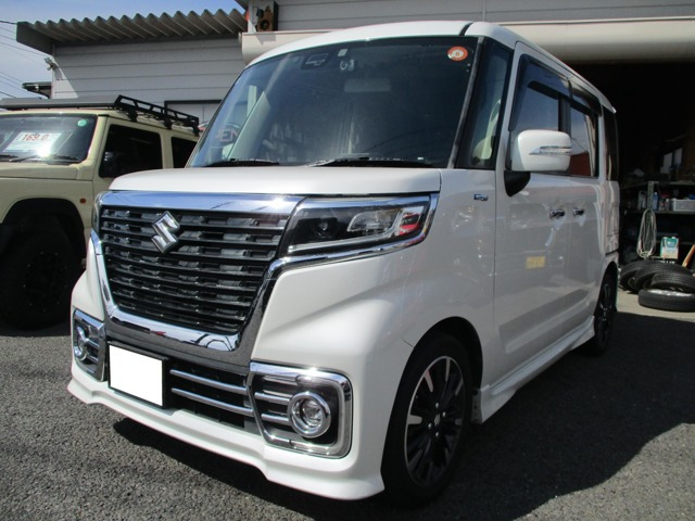 スペーシアカスタム ハイブリッド(HYBRID)  XSターボ スマートキー・両側パワースラ...