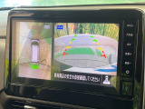 【パノラマモニター】専用のカメラにより、上から見下ろしたような視点で360度クルマの周囲を確認することができます☆死角部分も確認しやすく、狭い場所での切り返しや駐車もスムーズに行えます。