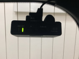 後方にもドライブレコーダーのカメラが付いています。前後両方でお車の周りを監視・記録いたします。