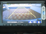 ギヤをRに入れるとナビの画面に後ろの映像が映るリヤカメラ付!後退時の安全確認やコンディションの悪い視界でもカラーバックモニターがドライバーをサポート☆☆☆