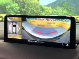 【360&deg;ビューモニター】専用のカメラにより、上から見下ろしたような視点で360度クルマの周囲を確認することができます☆死角部分も確認しやすく、狭い場所での切り返しや駐車もスムーズに行えます。