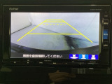 バックでの車庫入れも安心です! リアカメラが付いているバックモニター付のナビを装備しております。操作線もついており距離感も画面から確認できます。