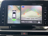 【アラウンドビューモニター】車を上から見下ろしているかのような映像で周囲の状況がひと目で確認、狭い駐車場に駐車するときも安心です♪