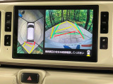 【パノラマモニター】専用のカメラにより、上から見下ろしたような視点で360度クルマの周囲を確認することができます☆死角部分も確認しやすく、狭い場所での切り返しや駐車もスムーズに行えます。