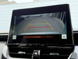 バックカメラが付いておりますので目視では確認しきれない部分を映しだしてくれるので事故防止に役立ちます。