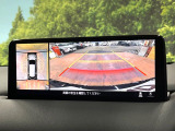 【360&deg;ビューモニター】専用のカメラにより、上から見下ろしたような視点で360度クルマの周囲を確認することができます☆死角部分も確認しやすく、狭い場所での切り返しや駐車もスムーズに行えます。