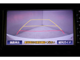 バックカメラで後方確認もバッチリ!
