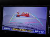 バックガイドモニターを装備しています、車庫入れもラクラクです。